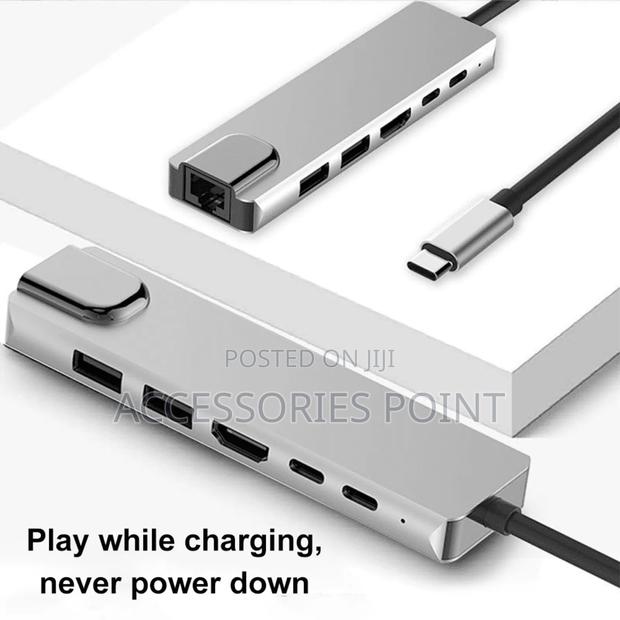 6-in-1 Type C Hdmi Adapter, for Macbook Pro,iPad Pro,Xps - thumbnail 5