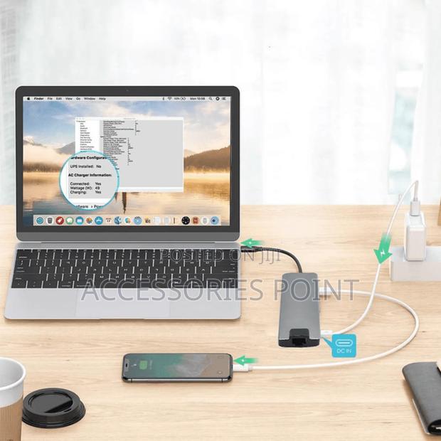 6-in-1 Type C Hdmi Adapter, for Macbook Pro,iPad Pro,Xps - thumbnail 2