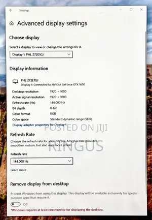 27" Monitor