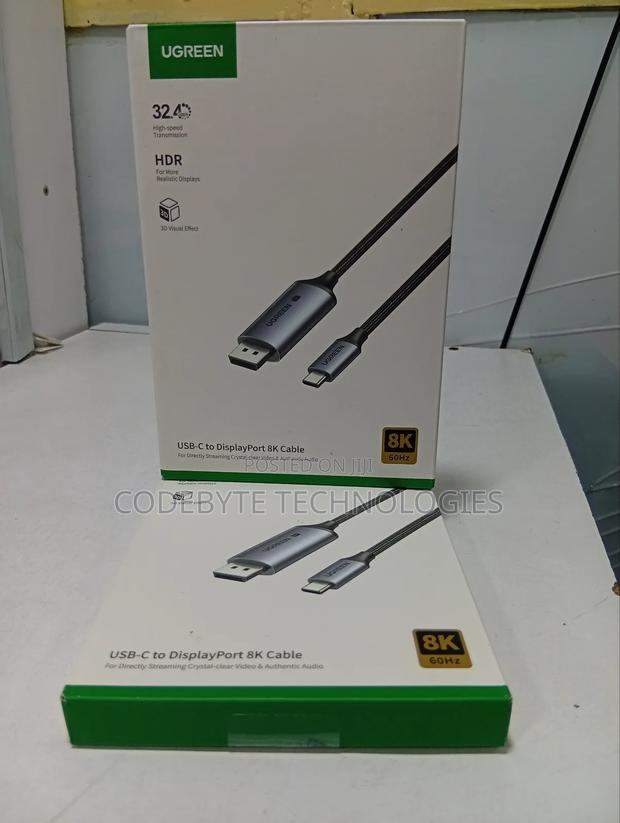 Ugreen Usb-C to Displayport Cable 2m Cable