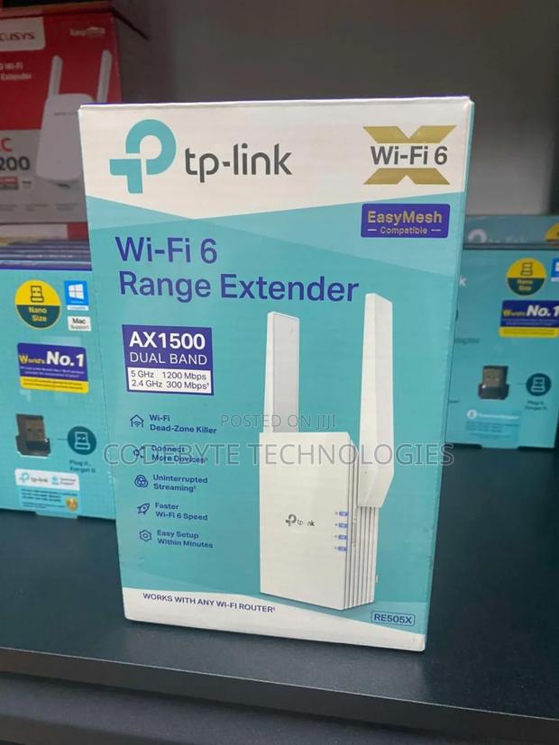 Tp-Link Ax1500 Wi-Fi Range Extender – Tl-Re505x - thumbnail 2