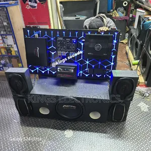 Wallmount Amprack With Disco Lights