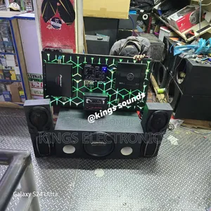 Wallmount Amprack With Disco Lights