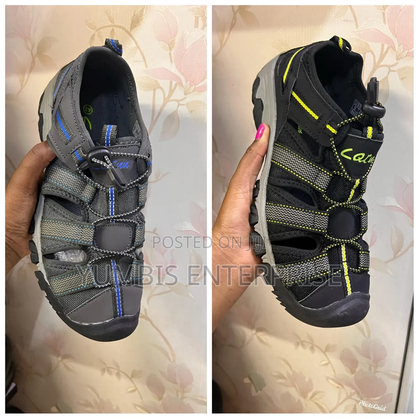 Black Men's Quality Breathable -Opens Shoes at 2500 a Pair