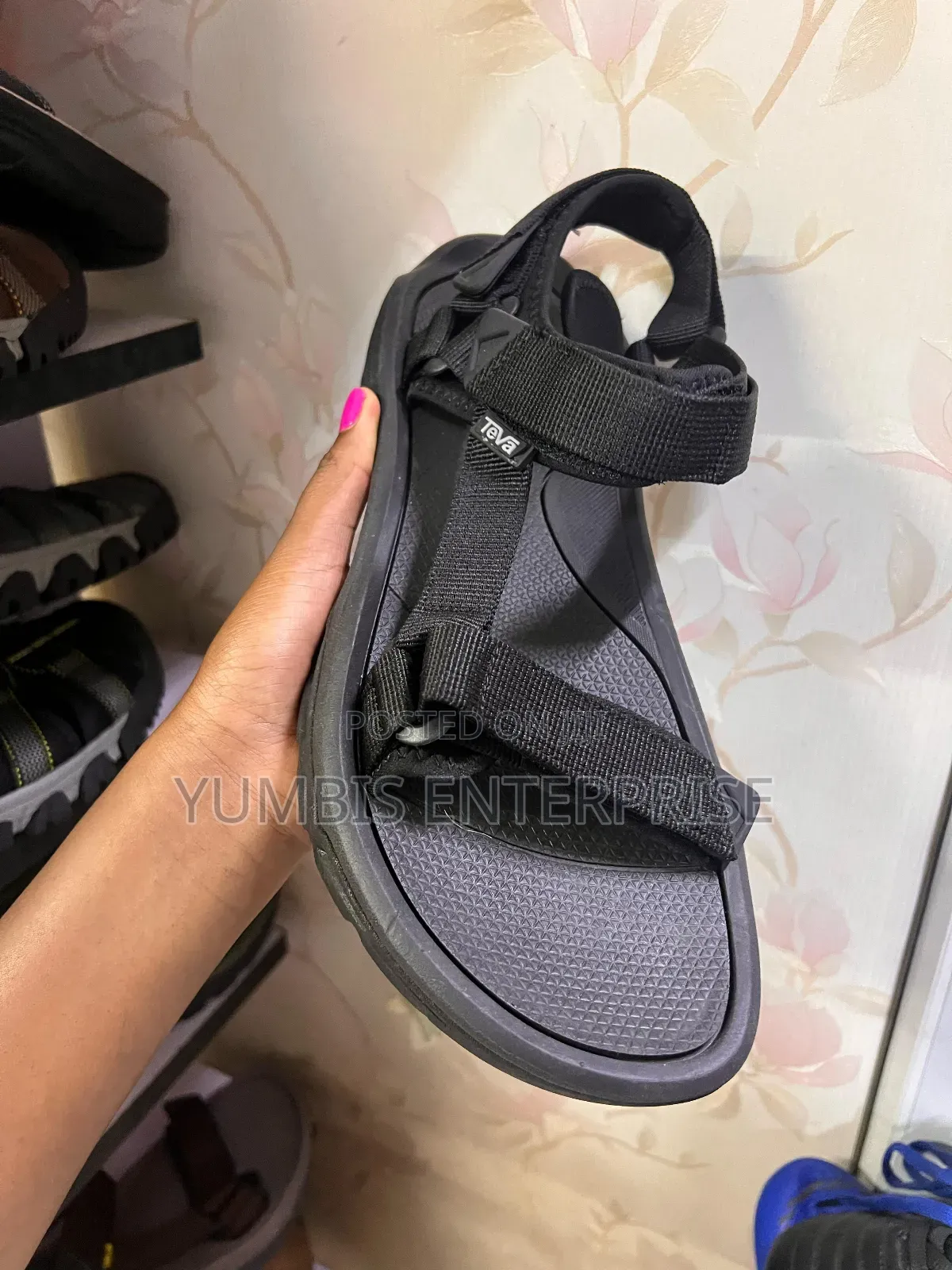 Black  Men's _--Teva: Opens (40 to 45 ) at 1700