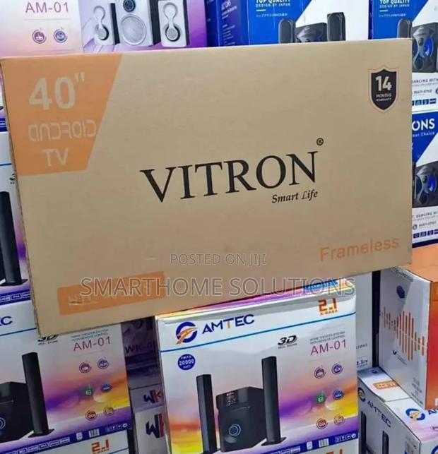 Vitron 40" Smart Android Frameless With Bluetooth - thumbnail 2