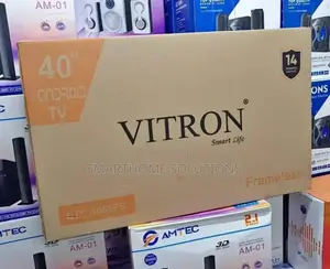 Vitron 40" Smart Android Frameless Full Hd Flat Tv-Netflix