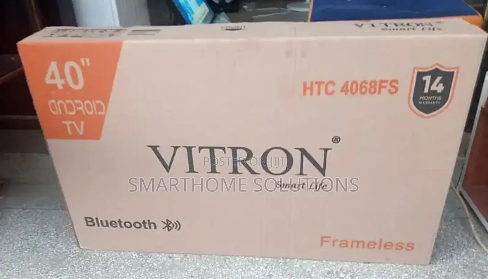 Vitron 40-Inch Smart Tv Frameless, Bt Enabled