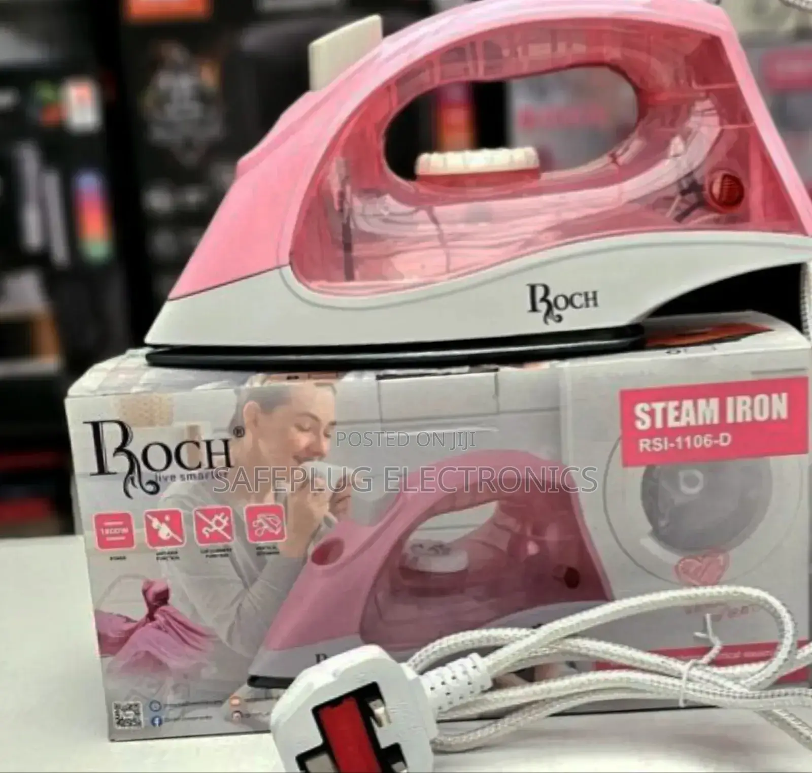 Steam Iron. Roch Pasi Rsi-1106-D Steam Iron/ Non-Stick
