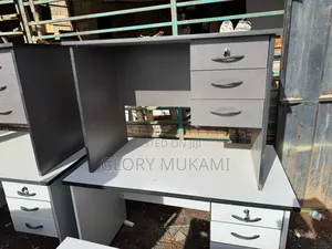 Grey And White Office Desk Table 1m