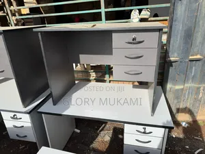 Grey And White Office Desk Table 1m