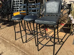 Restaurants And Bar High Chairs Black Painted
