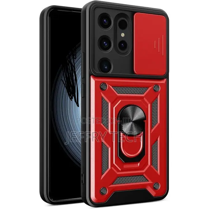 Case Metal Ring Slide Camera Cover for Samsung S24 Ultra