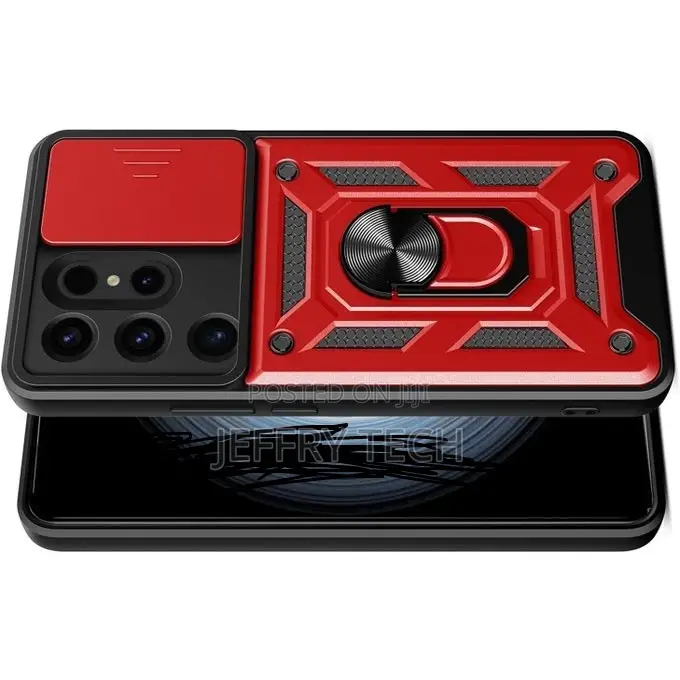 Case Metal Ring Slide Camera Cover for Samsung S24 Ultra