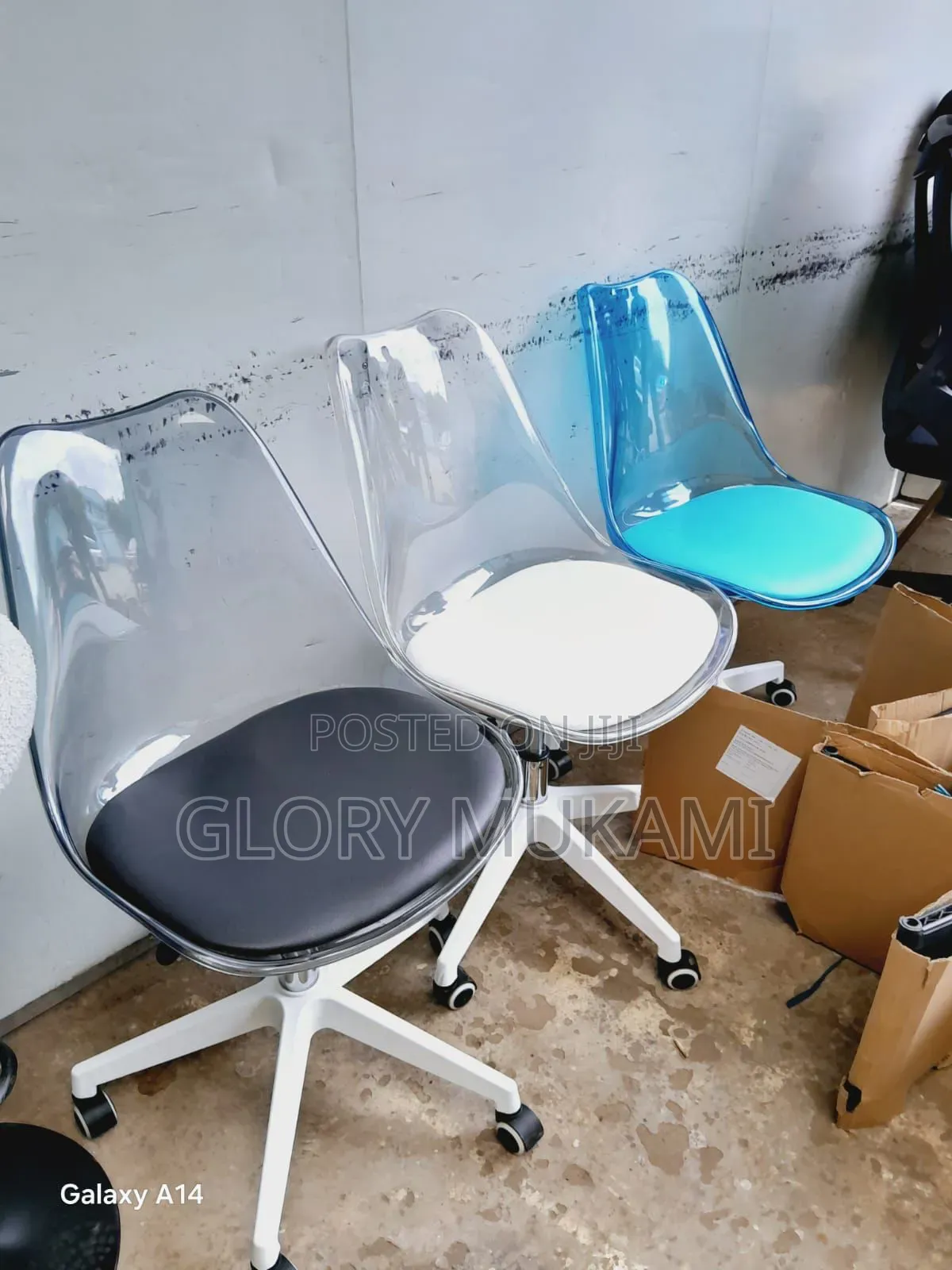 Colorless Eames Chairs