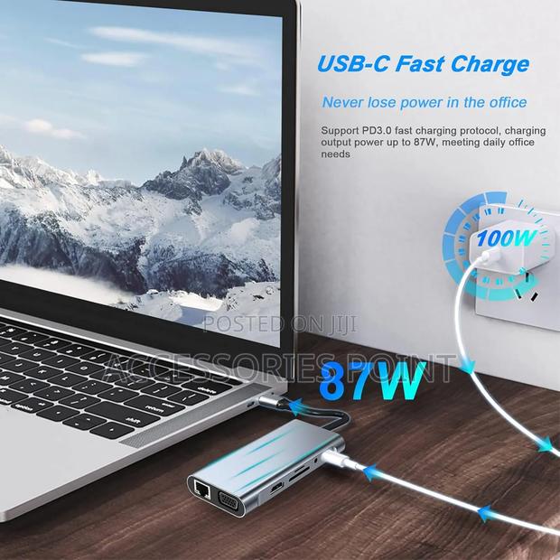 11 In 1 Usb C Hub / Docking Station With Hdmi - thumbnail 4