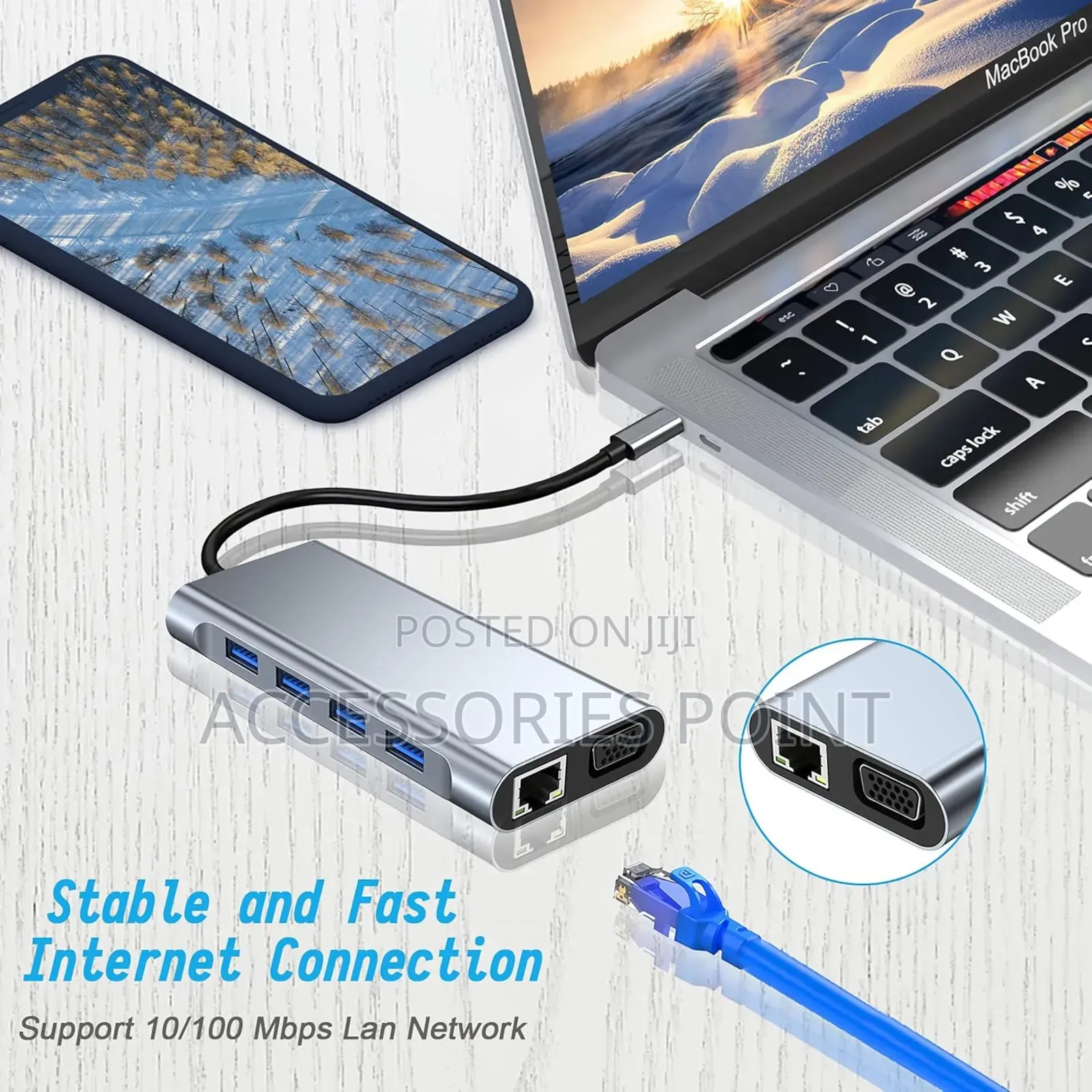 11 In 1 Usb C Hub / Docking Station With Hdmi
