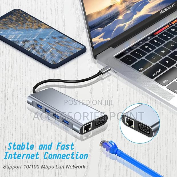 11 In 1 Usb C Hub / Docking Station With Hdmi - thumbnail 6