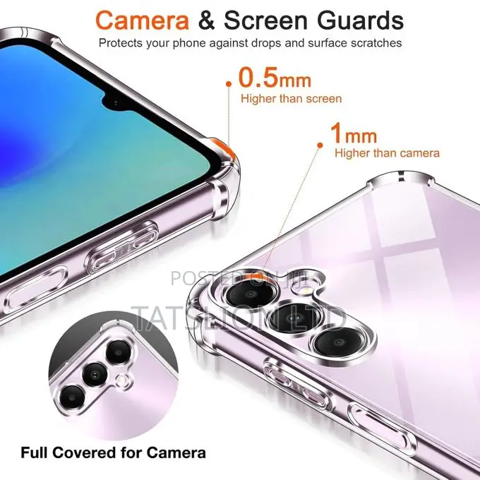 Transparent Back Cover Case - For Samsung Galaxy A36 5g