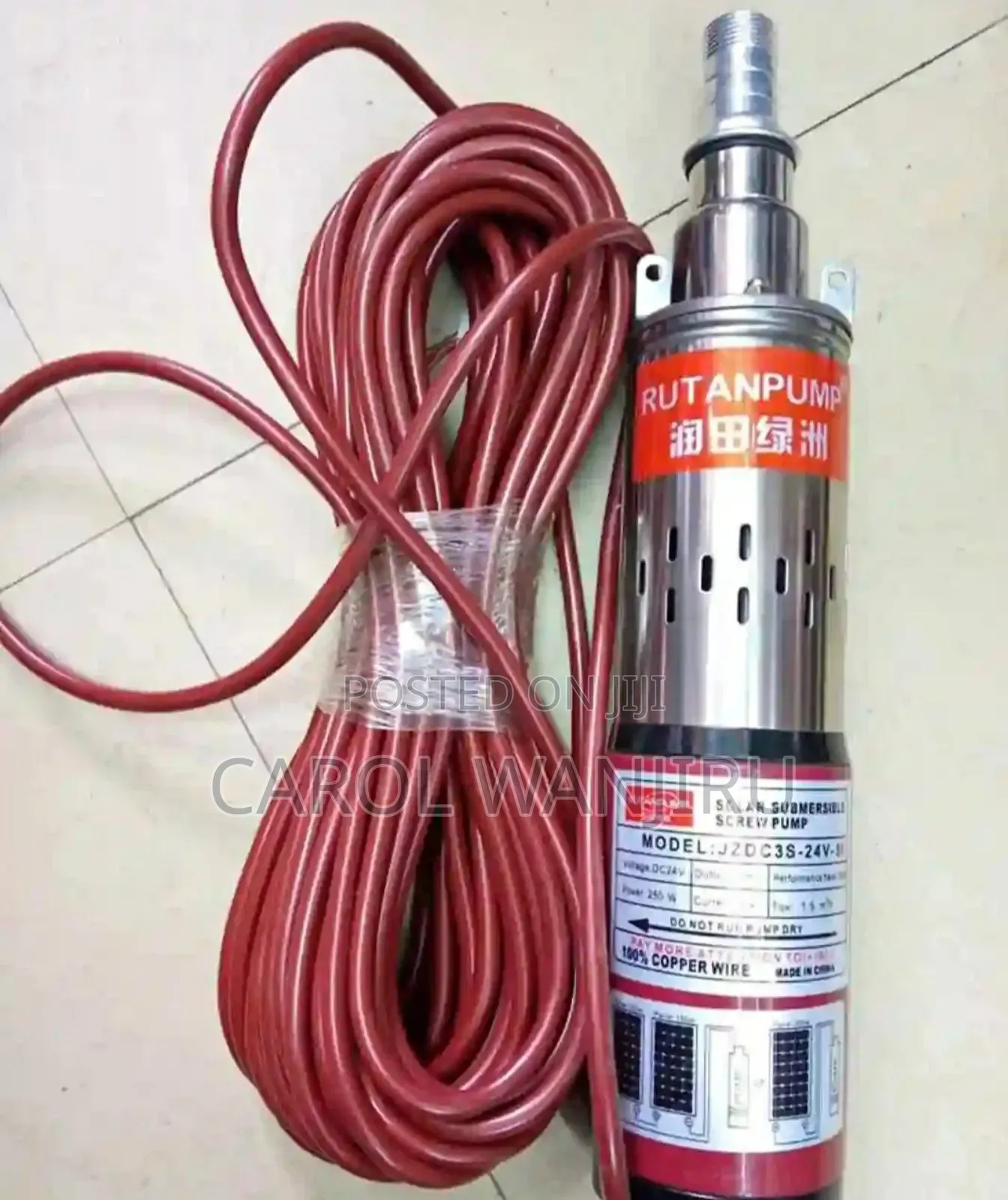 Rutan Submersible Water Pump/ Solar Submersible Pump