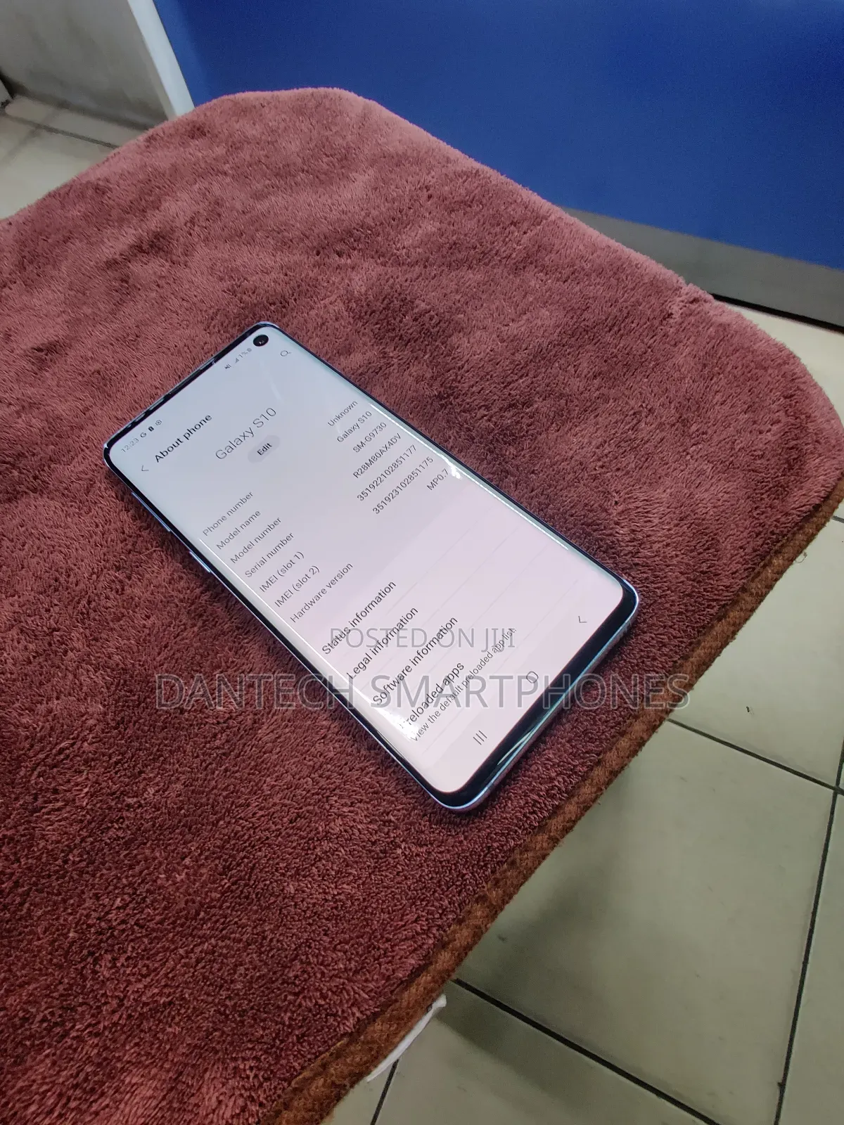 Samsung Galaxy S10 128 GB Blue