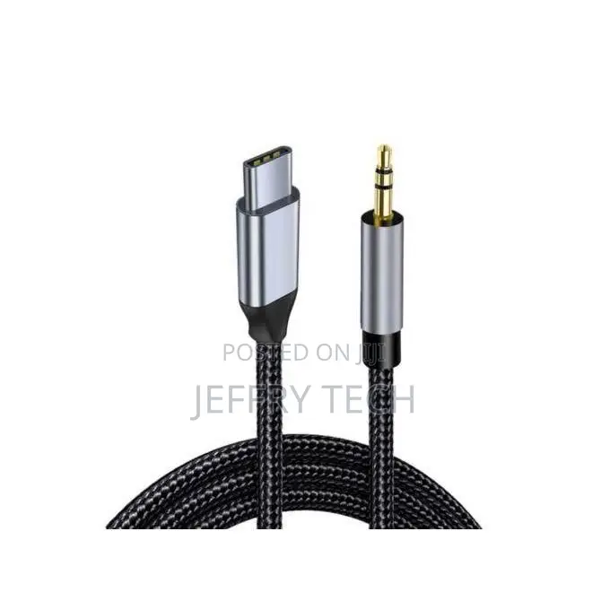 Premium Usb Type C to 3.5mm Aux Audio Cable (1.5m) – High-Qu