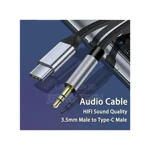 Premium Usb Type C to 3.5mm Aux Audio Cable (1.5m) – High-Qu