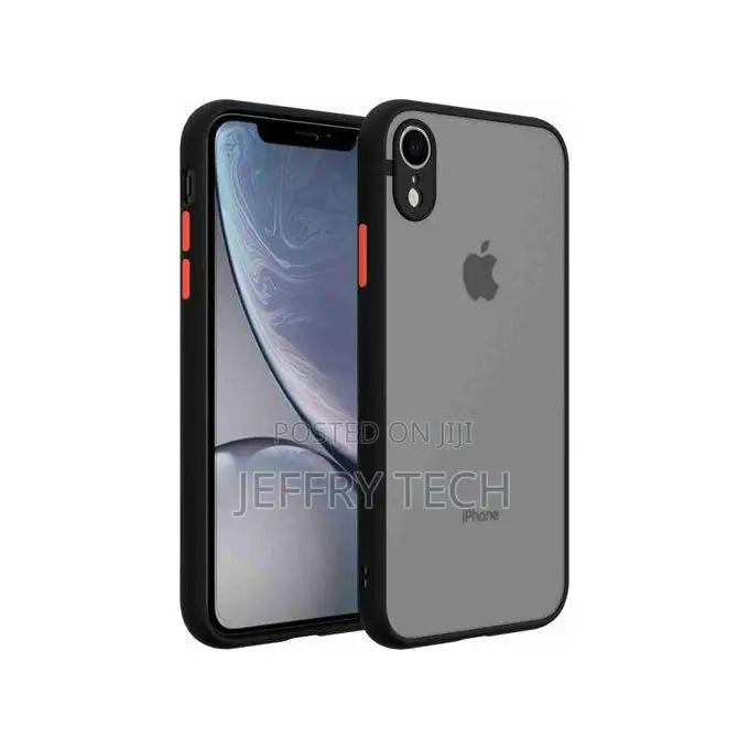 Translucent Case Cover + 3d Glass Film for iPhone Xr