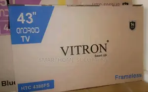 Vitron 43 Inches Smart Android Frameless Tv Htc4388fs