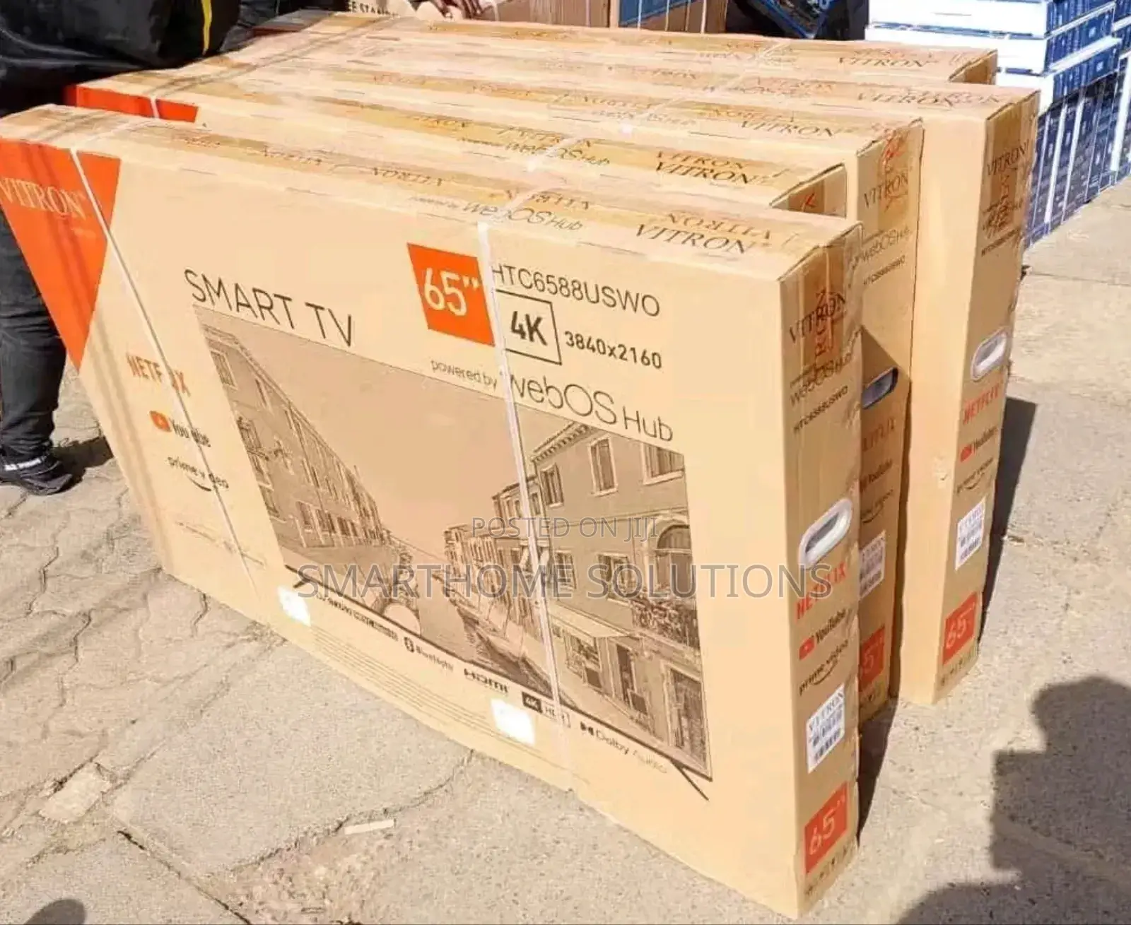 Vitron 65 Inches Smart Tv Frameless Tv With Youtube