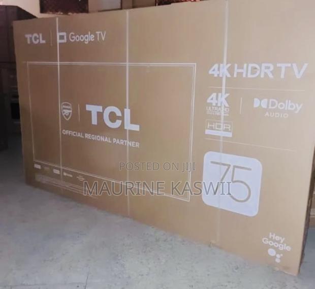 TCL 75 Inch Google Uhd Frameless Tv 75” P68b
