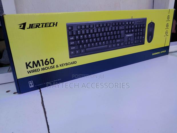 Jertech Km 160 Combo Usb Wired Mouse Keyboard - thumbnail 2