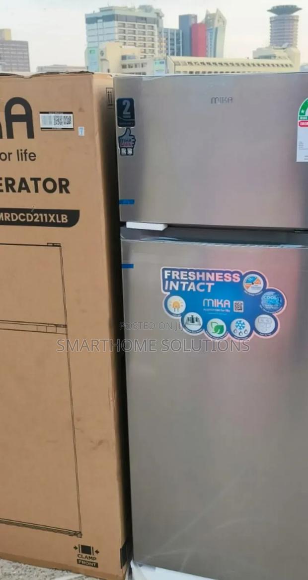Mika 211litres Double Door Refrigerator M/211l