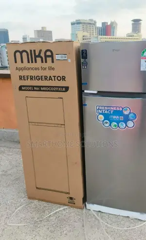 Mika 168litres Double Door Refrigerator M/211l