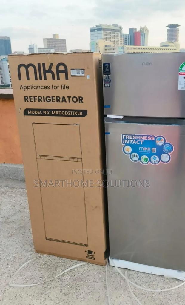 Mika 168litres Double Door Refrigerator M/211l