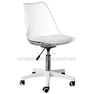 Transparent Eames Office Seat (Padded)