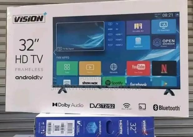 Vision Tv 32 Inches Smart Android Frameless - thumbnail 2