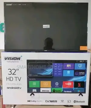 Vision Vp8832sf,32" Inch Tv Frameless Hd Smart Android Tv