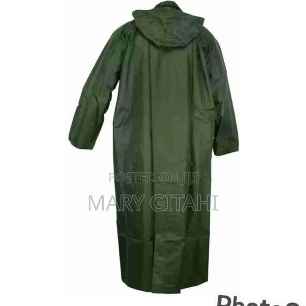 Navy Blue and Grey Quality Heavy RaincoatsPlain - main view