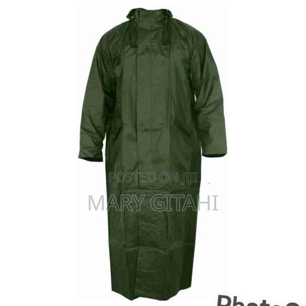 Navy Blue and Grey Quality Heavy RaincoatsPlain - thumbnail 2