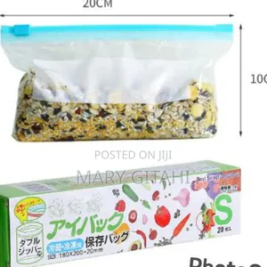 Reusable Fridge Bags With Zipper and Box Packing