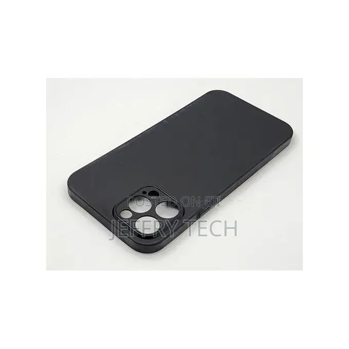Cover iPhone 12 Pro Max Sillcone Black