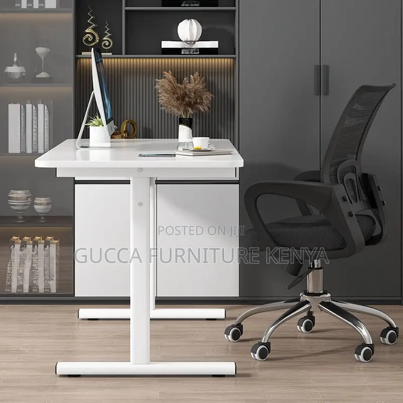 Office Tables: Multi-Levelled Office Standing Desk 140cm