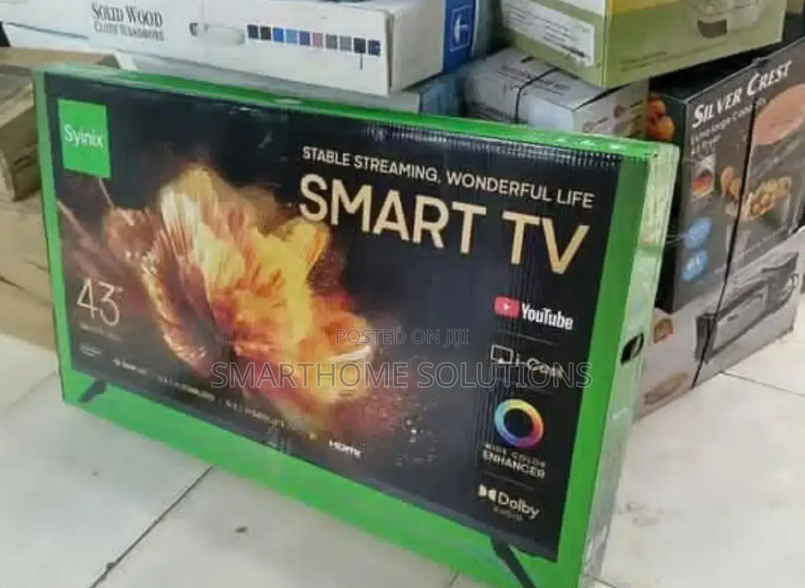 Synix 43 Inch Full Hd Android Tv,Netflix, Syinix-Syinix