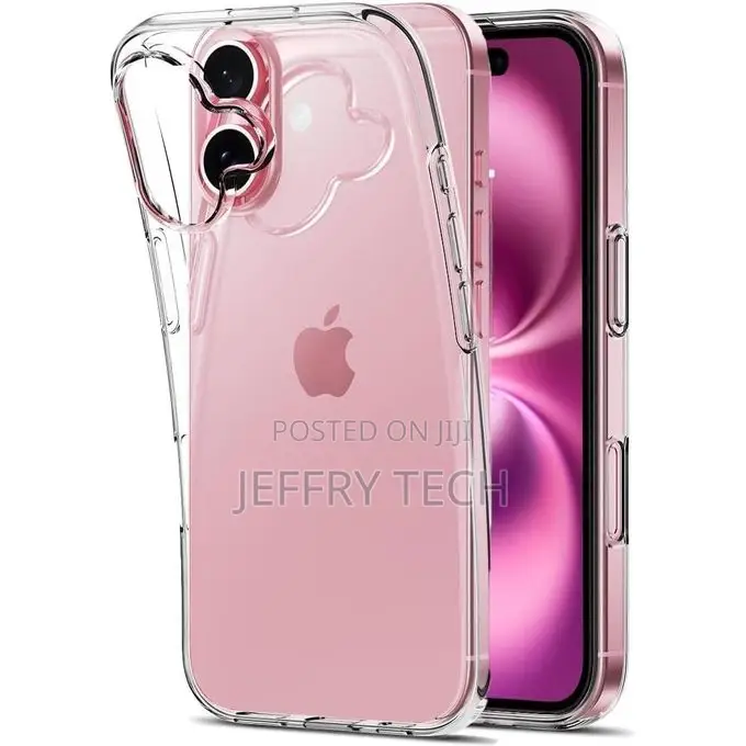 iPhone 16 Plus Case Crystal Clear Soft Tpu Gel Case Flexibl