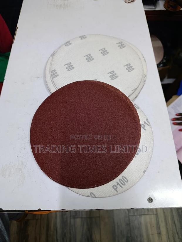 10pcs 7 Inch Velcro Sanding Sheet/Pad P80 - main view