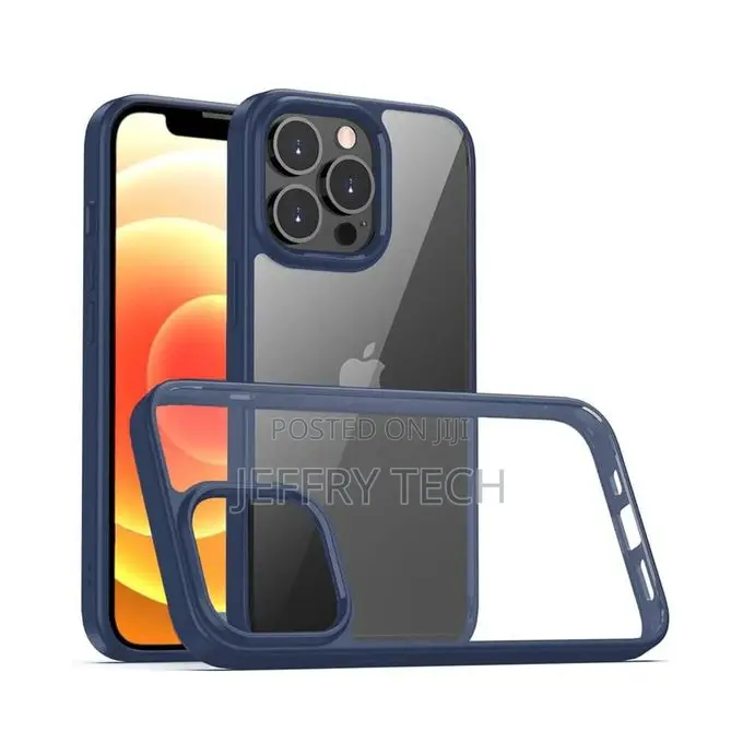 Series Back Cover for iPhone 15 Pro Max - Dark Blue Edge