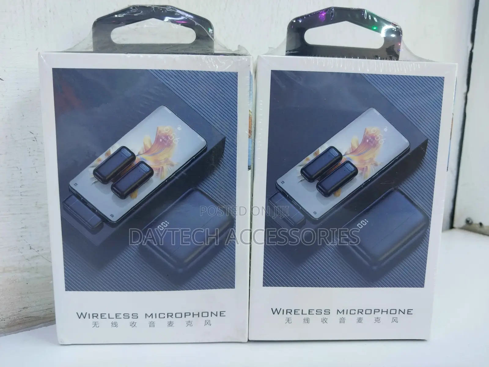 J13 Dual Mic Wireless Lavalier Microphone for iPhone