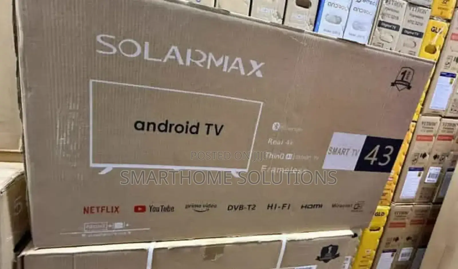 Solarmax 43-Inch Full Hd Led Smart Tv With Built-in Wi-Fi