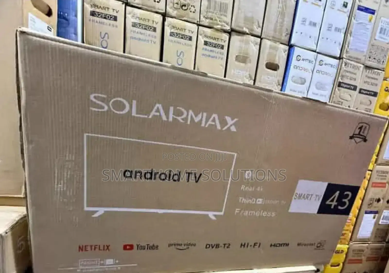 Solarmax 43-Inch Full Hd Led Smart Tv With Built-in Wi-Fi